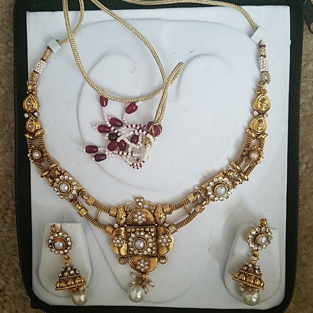 Necklace and Earrings